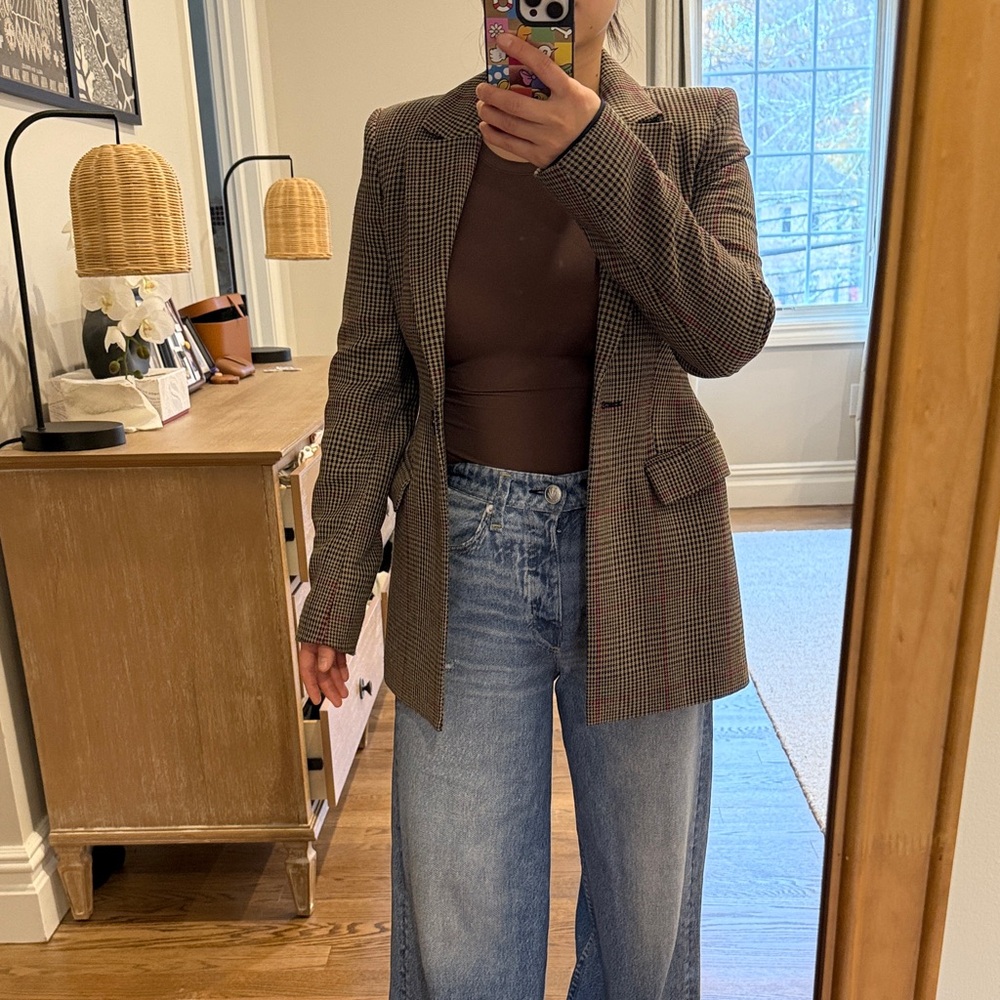 Plaid Blazer